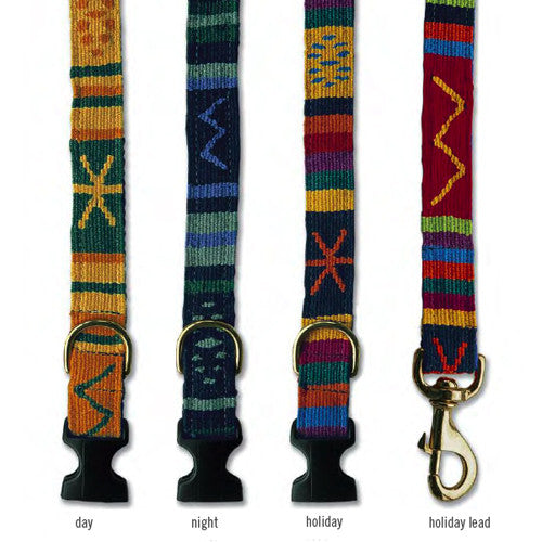 A Tail We Could Wag &quot;Sun Valley&quot; Hand-Woven Collars &amp; Leads