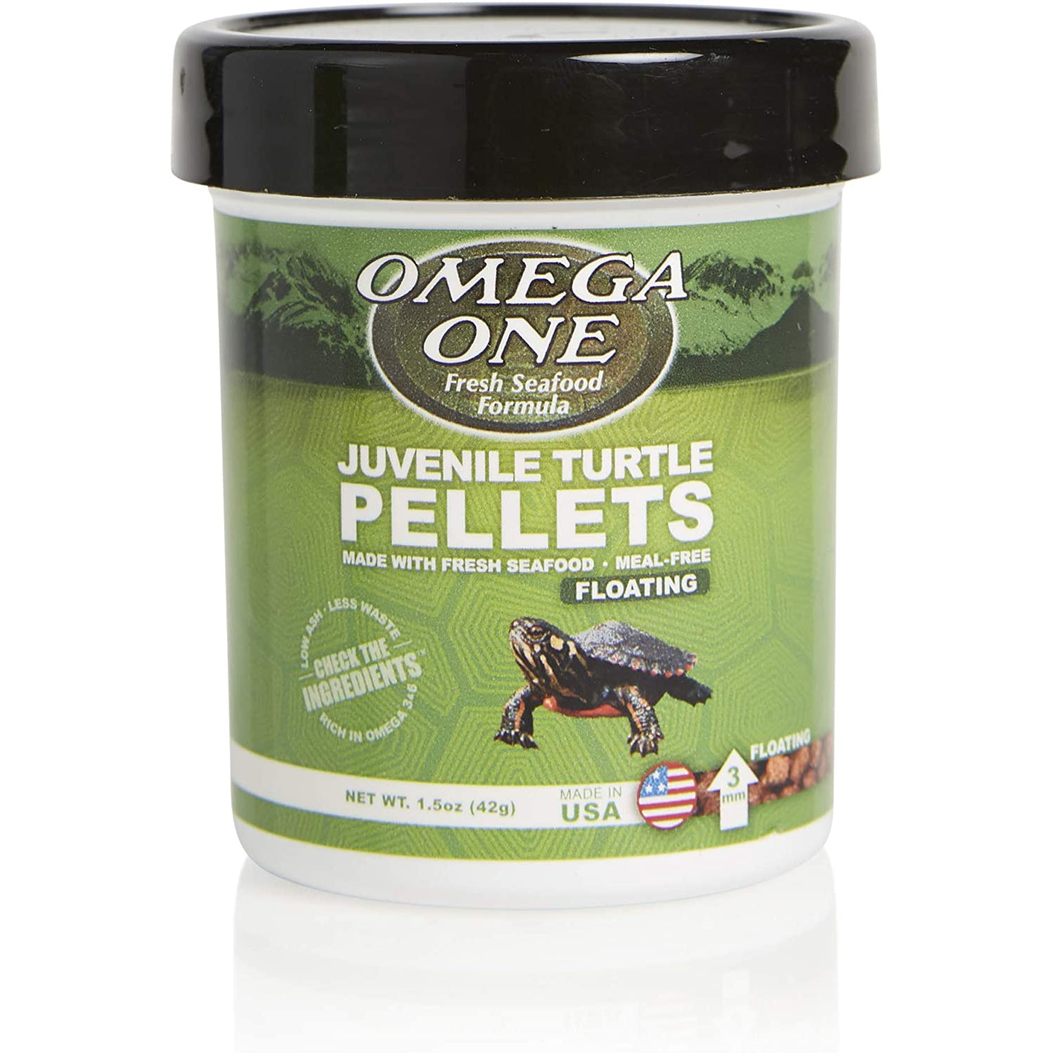 Omega One Juvenile Turtle Pellets 1.5 oz