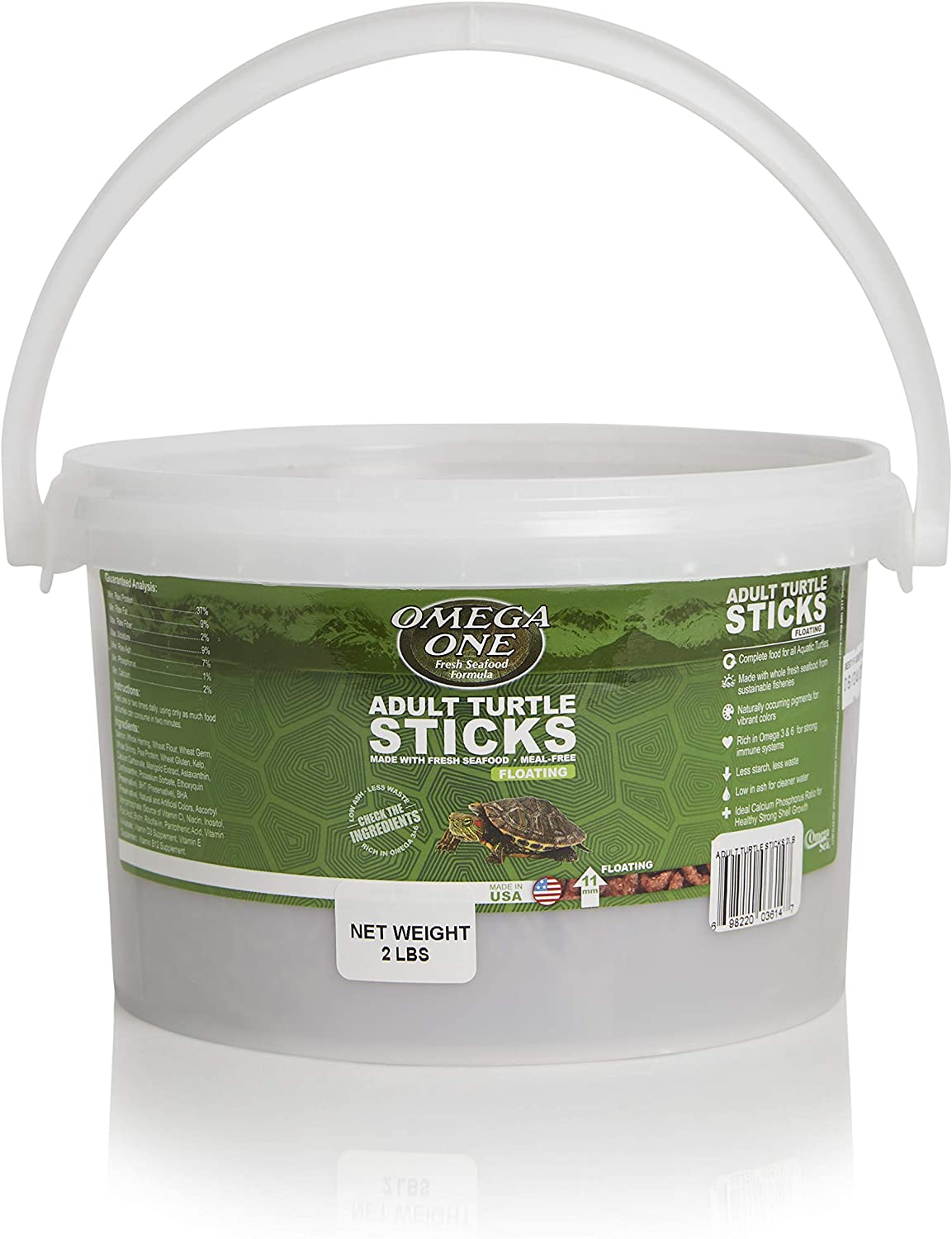 Omega One Adult Turtle Sticks 2lb