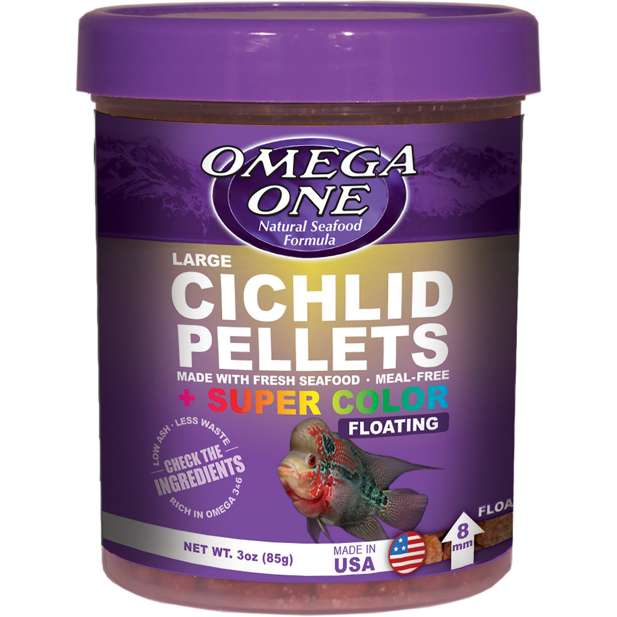 Omega One Cichlid Pellets - Floating