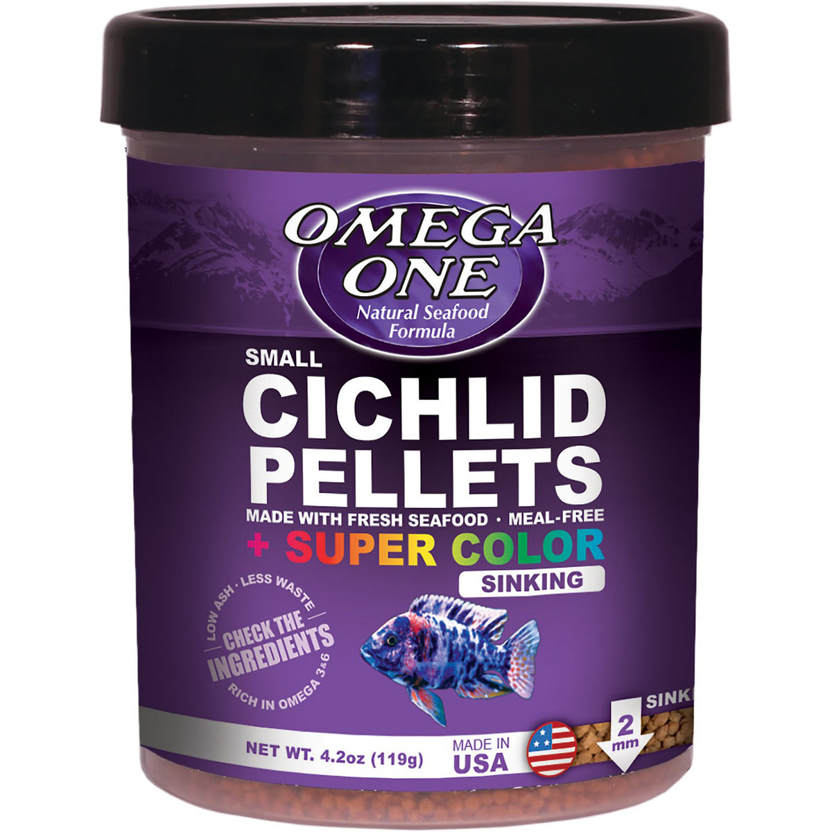 Omega One Cichlid Pellets - Sinking