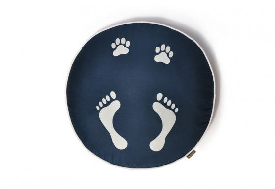 P.L.A.Y. Footprints round dog bed